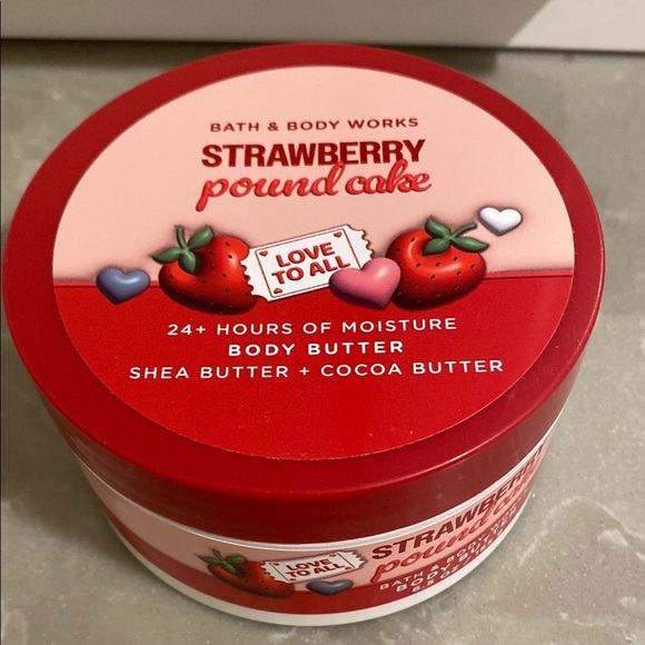 Bath & Body Works Other - Bath & Body works strawberry poundcake body butter